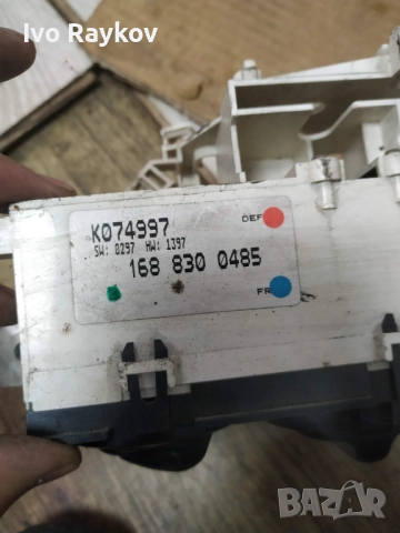 Панел контрол климатик за Mercedes A-Class, W168, , 168 830 0485, 1688300485, , снимка 4 - Части - 52022503
