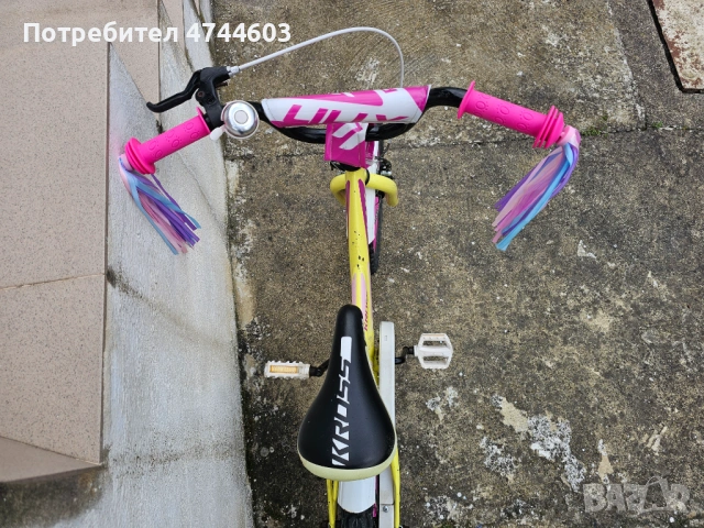 Детско колело велосипед Kross Lilly 16“ Варна 49.99€, снимка 4 - Велосипеди - 54100966