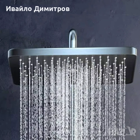 Душ комплект с цифров дисплей 4-в-1, снимка 5 - Душове - 54216647