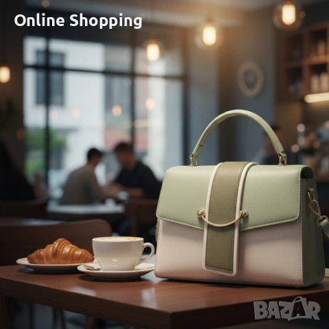 Елегантна дамска чанта в 7 цвята - компактна и стилна за всеки повод, снимка 4 - Чанти - 53270621