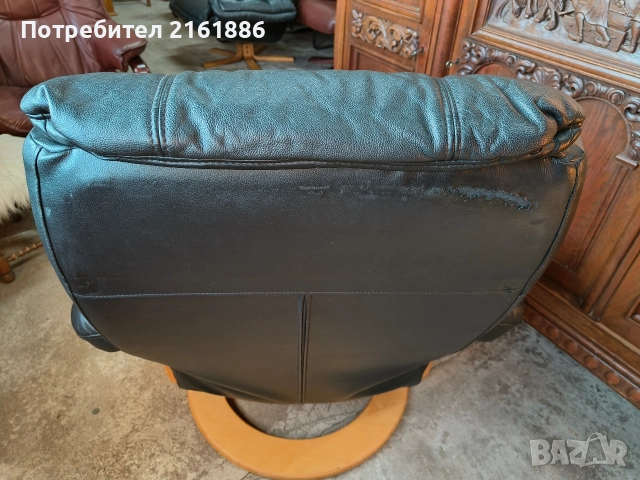 3965 Relax кресло от естествена кожа , снимка 5 - Дивани и мека мебел - 52885613