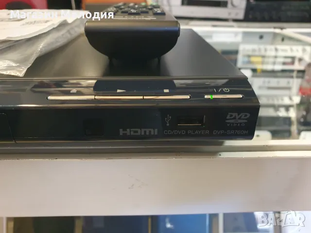 ДВД / DVD Player Sony DVP-SR760H с usb, дистанционно и книжки.  В отлично техническо и визуално съст, снимка 5 - Плейъри, домашно кино, прожектори - 48779948