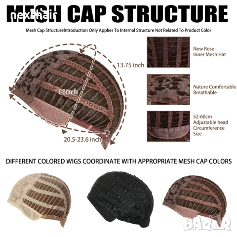 Къса черна чуплива перука, снимка 6 - Аксесоари за коса - 50621278