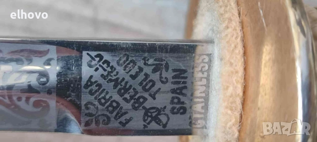 Испанска сабя ''Fabrica Bermejo Toledo Spain", снимка 5 - Антикварни и старинни предмети - 52411732