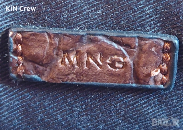 Дамска чанта MNG Mango - кожена чанта с кафяв цвят, снимка 7 - Чанти - 53858412