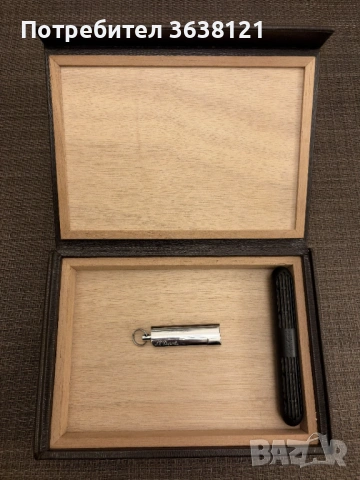 Лукс Хумидор за пътуване  S.T. DUPONT и ножче за пури , снимка 4 - Други - 53987357