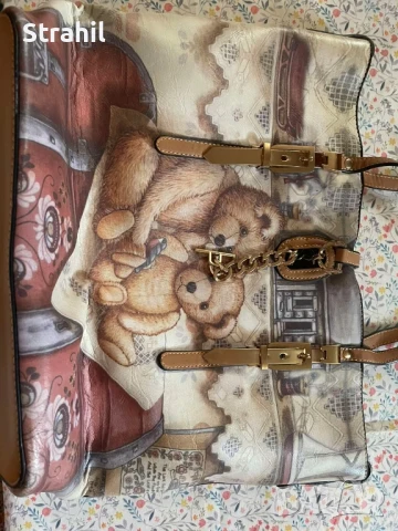 Кафява чанта с мечета, снимка 2 - Чанти - 51319626