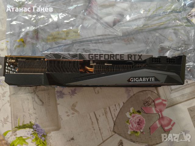 Видеокарта Gigabyte RTX3080 Gaming OC 10GB, снимка 3 - Видеокарти - 46453591