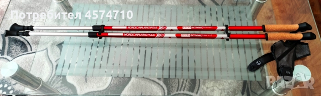 Телескопичен бастун NORDIK WALKING POLE за нордично ходене от 2 части, снимка 1