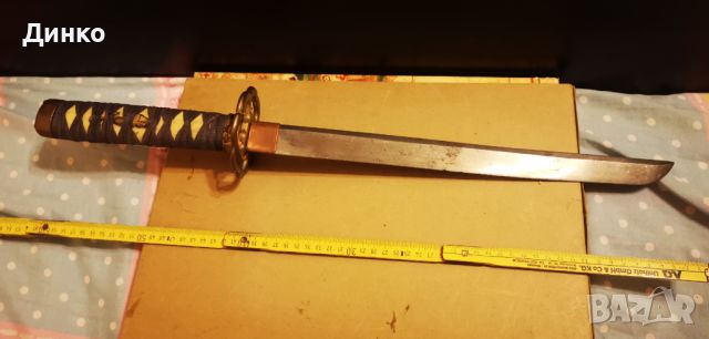 Самурайски меч вакизаши., снимка 2 - Антикварни и старинни предмети - 45785786