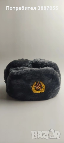 руска шапка с уши със значка, снимка 2 - Други - 53153938