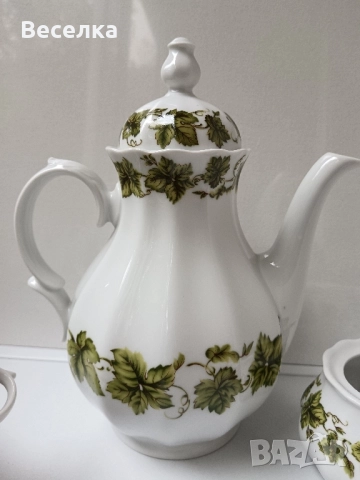 Сервиз за кафе и десерт за 6 човека, Бавария , снимка 4 - Сервизи - 52028864