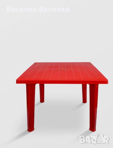 Комплект маса + 4 стола пластмасови , снимка 4 - Градински мебели, декорация  - 45917873