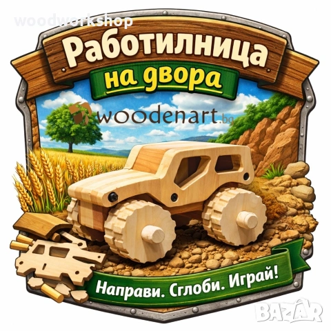 дървена играчка, играчка за сглобяване, монтесори, снимка 2 - Конструктори - 53730016