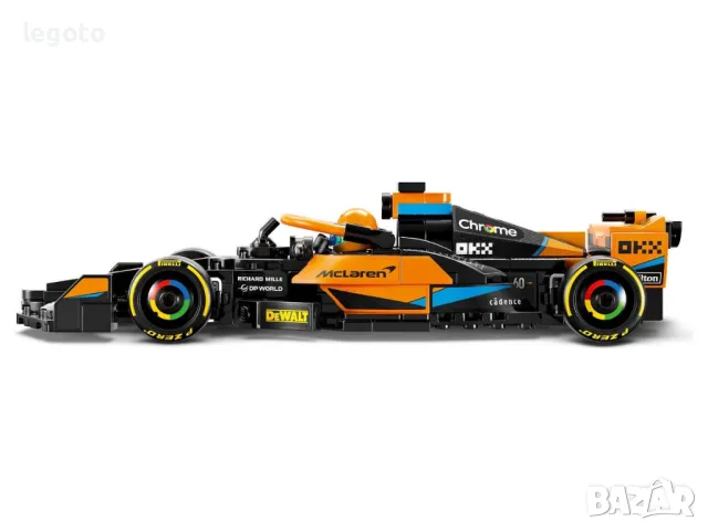 НОВО ЛЕГО 76919 Спийд Шампиони - 2023 Макларън F1 болид LEGO 76919  McLaren 2023 Formula 1 Car, снимка 4 - Конструктори - 49582624