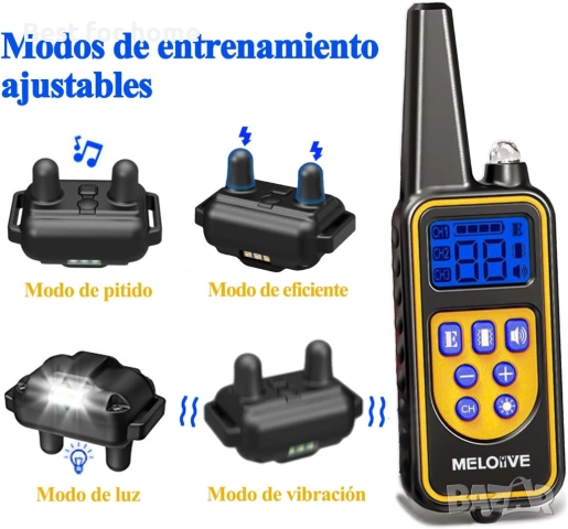 Професионален нашийник за обучение на кучета Meloive , снимка 4 - За кучета - 52954522