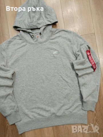 alpha industries горнище мъжка оригинален , снимка 3 - Спортни дрехи, екипи - 53012035