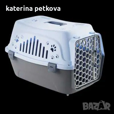 Транспортна клетка за домашен любимец - 46х31х33 (различни цветове), снимка 5 - За котки - 53744427