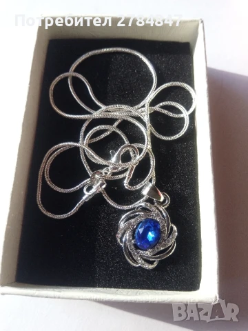 Колие с кристали , снимка 6 - Колиета, медальони, синджири - 50581464