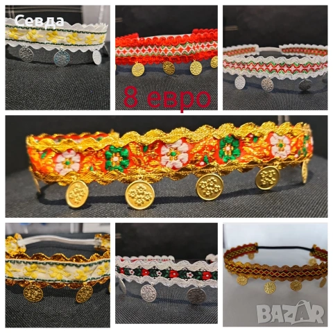 Ленти за глава с пендари тип косичник , снимка 3 - Аксесоари за коса - 53300230