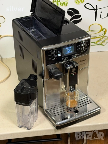Кафемашина кафе автомат Saeco PicoBarista с гаранция, снимка 4 - Кафемашини - 53753107