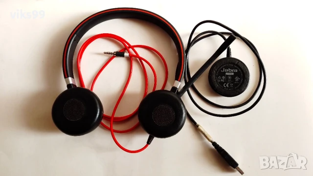 Професионална слушалка Jabra Evolve 40 Stereo жак 3.5 мм или на USB, снимка 3 - Слушалки за компютър - 50472419