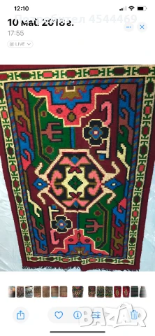 Килими стари и черги правени от моята баба , снимка 3 - Други - 51314959