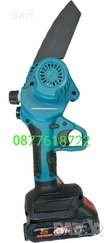 Акумулаторен верижен безчетков мини трион(резачка) 21v, снимка 3 - Градинска техника - 50071910