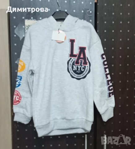 Чисто нов суичър за момче размер 6-7г 122см, снимка 2 - Детски анцузи и суичери - 53002278