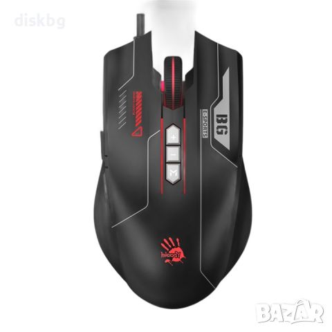 Нова геймърска мишка Bloody ES7 Esports, 6000 dpi, RGB, жична, черна, снимка 4 - Клавиатури и мишки - 46801969