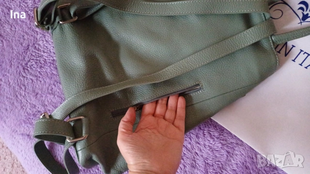 Нова! Vera Pelle раница, снимка 3 - Раници - 52450525