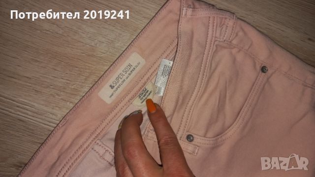 Розови дънки H&M , снимка 4 - Дънки - 45804800