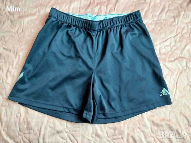 Adidas М Черни еластични къси шорти , снимка 5 - Къси панталони и бермуди - 46357451