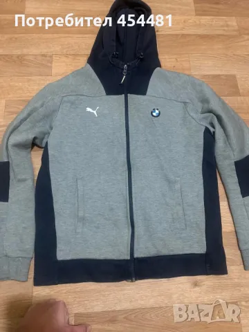 Puma BMW Motosport zip fleece, снимка 1 - Спортни дрехи, екипи - 47705592