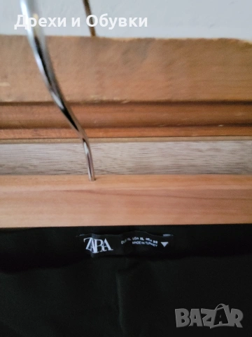 Черен костюм панталон ZARA , снимка 3 - Костюми - 51677886