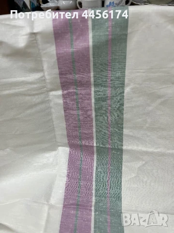 Българска покривка с етикет Размер 150/150 см Информация на последната снимка  , снимка 2 - Други - 50678605