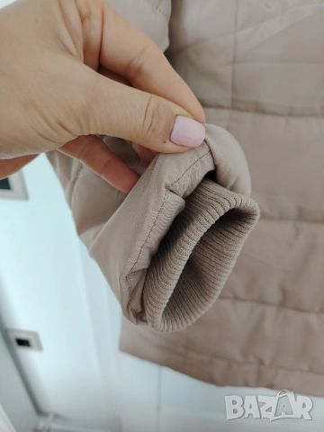 ИЗГОДНО! ДАМСКО БЕЖОВО ЗИМНО ЯКЕ Л/ХЛ, снимка 8 - Якета - 52510589