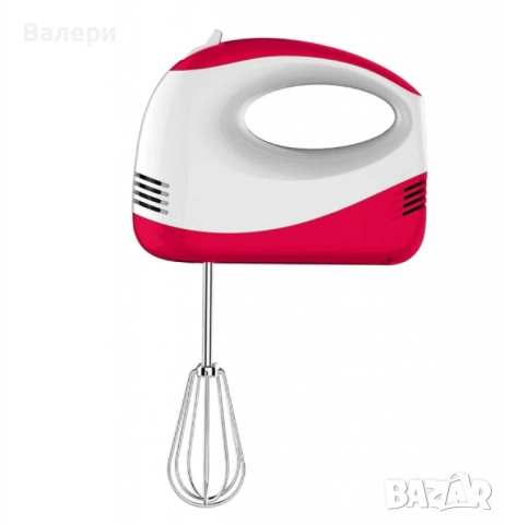 Миксер, 150W,бял/син,бял/червен,5 степени, снимка 2 - Миксери - 53204787
