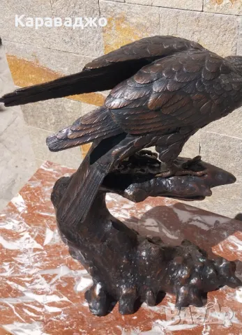 Бронзов Морски Орел, снимка 7 - Статуетки - 50426459