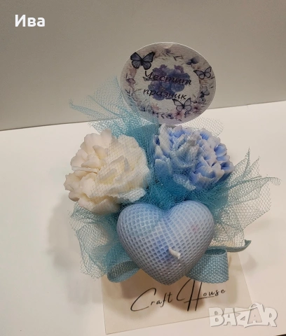 Ароматни соеви свещи., снимка 12 - Ръчно изработени сувенири - 53478945