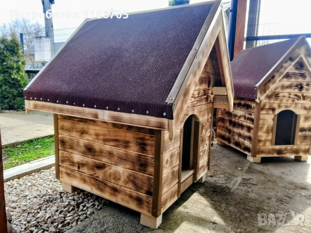 Дървени къщички за кучета , снимка 3 - За кучета - 53730508