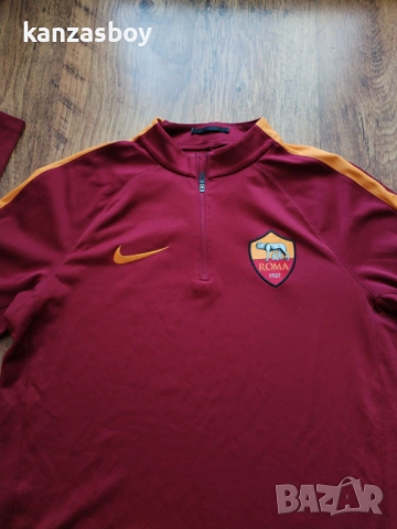 Nike DRY- FIT Jersey Para Hombre AS Roma 1927 - страхотна футболна блуза M , снимка 4 - Спортни дрехи, екипи - 53669759