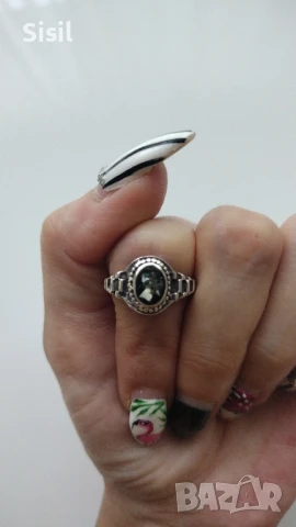 сребърни висулки за колие,пръстени обеца за пъп, снимка 6 - Колиета, медальони, синджири - 51367234