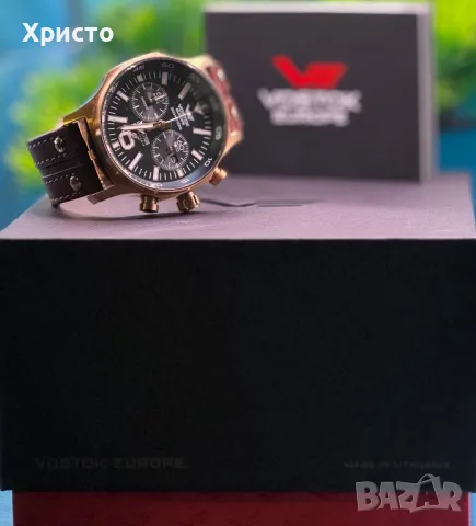 ГАРАНЦИОНЕН!!! Мъжки часовник VOSTOK Europe 6S21-595B645, снимка 1 - Мъжки - 48985664