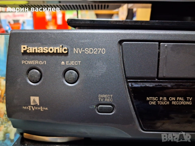Видео panasonic nv-sd 270, снимка 2 - Плейъри, домашно кино, прожектори - 53386642