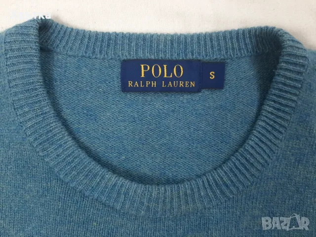 Polo Ralph Lauren - Оригинален мъжки пуловер от вълна размер S, снимка 6 - Пуловери - 49556136