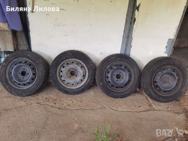 Зимни гуми с железни джанти и без джанти 175/ 65 R14 за пежо 206, снимка 1 - Гуми и джанти - 46638992