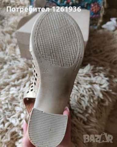 Дамски сандали, неразличими от нови 36 номер , снимка 5 - Сандали - 54190660