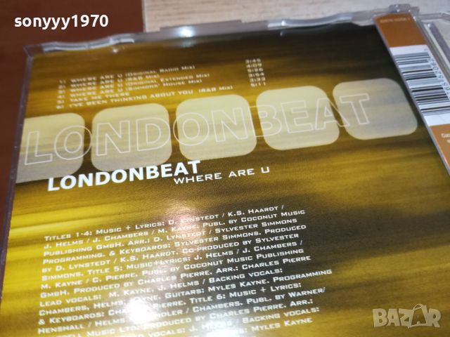 LONDONBEAT CD-ВНОС GERMANY 1407240807, снимка 9 - CD дискове - 46573049