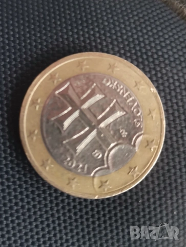 1 евро Словения 2021г